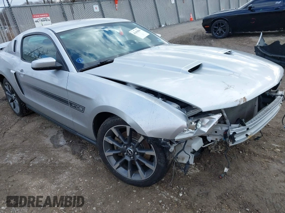 2011 Ford Mustang GT with VIN 1ZVBP8CF2B5132540, listed as a IAAI auction lot 41419804 with 191,934 mi miles. Bid and sale history available at carsss.com. Image 1.