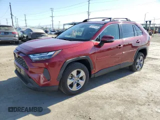 2023 Toyota RAV4 XLE with VIN JTMW1RFV0PD100231, listed as a Copart auction lot 64131415 with 8,452 mi miles and Salvage title. Bid and sale history available at DreamBid. Image 1.