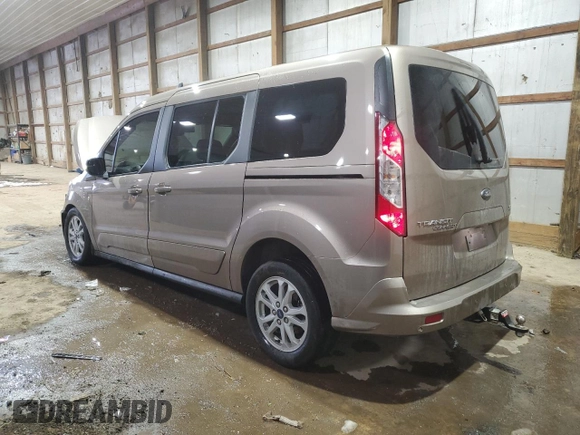 2020 Ford Transit Connect XLT with VIN NM0GE9F20L1455942, listed as a Copart auction lot 88853815 with 47,458 mi miles and Salvage title. Bid and sale history available at DreamBid. Image 2.