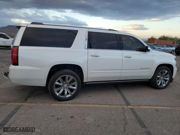 2018 Chevrolet Suburban Premier with VIN 1GNSCJKC4JR179631, listed as a Copart auction lot 75852974 with 82,008 mi miles and Salvage Title. Bid and sale history available at carsss.com. Image 3.