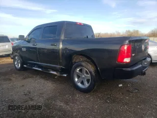 2018 Ram 1500 Express with VIN 3C6RR7KG5JG203194, listed as a Copart auction lot 81693864 with 88,636 mi miles and Salvage title. Bid and sale history available at DreamBid. Image 2.