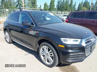 2018 Audi Q5 Premium Plus with VIN WA1BNAFY7J2214108, listed as a IAAI auction lot 42759684 with 38,637 mi miles and . Bid and sale history available at DreamBid. Image 1.