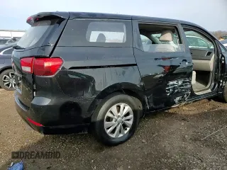 2016 Kia Sedona L with VIN KNDMA5C15G6138723, listed as a Copart auction lot 48953375 with 106,995 mi miles and Salvage Title. Bid and sale history available at DreamBid. Image 15.