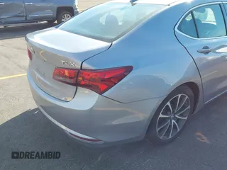 2015 Acura TLX V6 Tech with VIN 19UUB2F51FA017999, listed as a IAAI auction lot 41451757 with 123,619 mi miles. Bid and sale history available at carsss.com. Image 18.