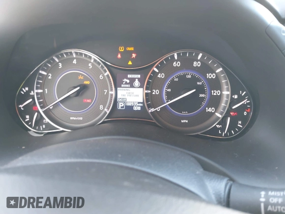 2016 Infiniti QX80 with VIN JN8AZ2NC2G9402766, listed as a IAAI auction lot 41769692 with 188,935 mi miles and . Bid and sale history available at DreamBid. Image 7.