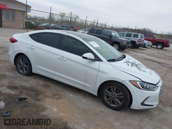 2017 Hyundai Elantra SE z VIN 5NPD84LF8HH162085, wystawiony jako IAAI lot #42153313 z przebiegiem 105 980 mil mil oraz . Historia ofert i sprzedaży dostępna na DreamBid. Obrazek 1.
