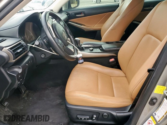 2018 Lexus IS 300 with VIN JTHBA1D22J5072649, listed as a Copart auction lot 58249175 with 135,160 mi miles and Salvage title. Bid and sale history available at DreamBid. Image 7.