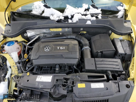 2015 Volkswagen Beetle with VIN 3VWH17AT4FM636845, listed as a Copart auction lot 81332594 with 87,369 mi miles and Salvage Title. Bid and sale history available at DreamBid. Image 11.