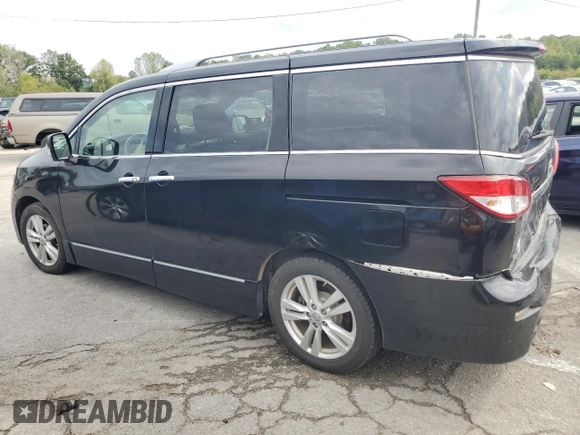 2011 Nissan Quest S with VIN JN8AE2KP9B9009391, listed as a Copart auction lot 71608444 with 87,421 mi miles and Salvage Title. Bid and sale history available at carsss.com. Image 2.