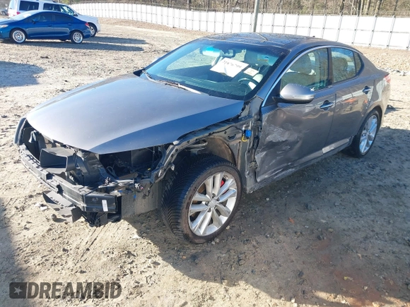 2014 Kia Optima SXL Turbo with VIN 5XXGR4A65EG327515, listed as a IAAI auction lot 41876799 with 115,533 mi miles and . Bid and sale history available at DreamBid. Image 18.