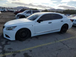 2015 Lexus LS with VIN JTHBL5EF1F5135587, listed as a Copart auction lot 45588705 with 116,289 mi miles and Salvage Title. Bid and sale history available at carsss.com. Image 1.