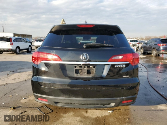 2015 Acura RDX Tech Pkg with VIN 5J8TB4H51FL029580, listed as a Copart auction lot 41695185 with 131,582 mi miles and Salvage Title. Bid and sale history available at carsss.com. Image 6.