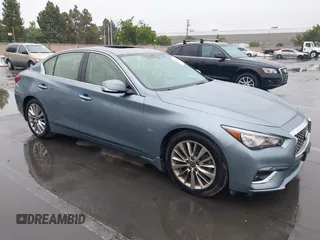 2018 Infiniti Q50 Sport z VIN JN1EV7AP4JM366794, wystawiony jako IAAI lot #42218418 z przebiegiem 63 321 mil mil oraz . Historia ofert i sprzedaży dostępna na DreamBid. Obrazek 1.