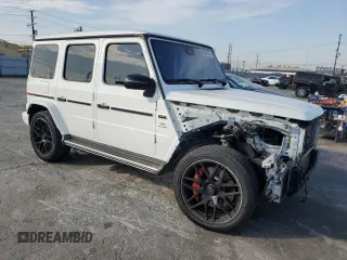 2019 Mercedes-Benz G 63 AMG with VIN WDCYC7HJ3KX312897, listed as a Copart auction lot 66587524 with 32,654 mi miles and Salvage Title. Bid and sale history available at DreamBid. Image 4.