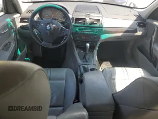 2007 BMW X3 3.0si with VIN WBXPC93437WF14205, listed as a Copart auction lot 59057185 with 205,468 mi miles and Salvage title. Bid and sale history available at DreamBid. Image 8.