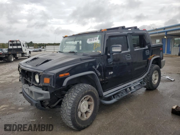 2006 Hummer H2 with VIN 5GRGN22U76H100682, listed as a Copart auction lot 78807814 with 238,798 mi miles and Salvage Title. Bid and sale history available at carsss.com. Image 1.