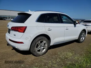 2018 Audi Q5 Premium Plus with VIN WA1BNAFY7J2038340, listed as a Copart auction lot 51663725 with 153,055 mi miles and Salvage title. Bid and sale history available at DreamBid. Image 3.
