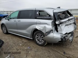 2023 Toyota Sienna LE with VIN 5TDKRKEC5PS172884, listed as a Copart auction lot 85012314 with 93,459 mi miles and Salvage Title. Bid and sale history available at carsss.com. Image 2.