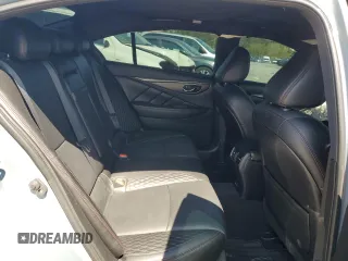 2022 Infiniti Q50 Red Sport 400 with VIN JN1FV7DR4NM390178, listed as a Copart auction lot 69999424 with 27,794 mi miles and Salvage title. Bid and sale history available at DreamBid. Image 10.