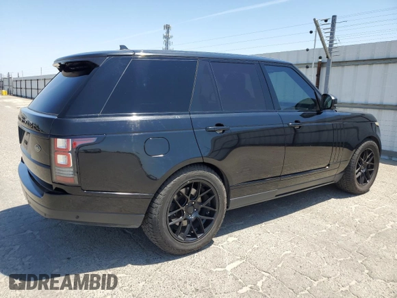 2016 Land Rover Range Rover with VIN SALGR2VF1GA278142, listed as a Copart auction lot 59816105 with 107,147 mi miles and Clean title. Bid and sale history available at DreamBid. Image 3.