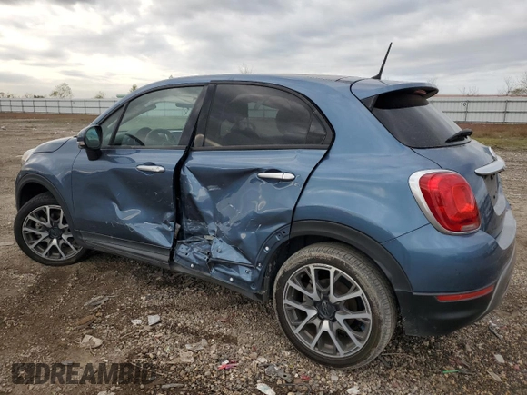 2018 FIAT 500X Urbana Edition with VIN ZFBCFXCB8JP653463, listed as a Copart auction lot 41376325 with 57,418 mi miles and Salvage Title. Bid and sale history available at carsss.com. Image 2.