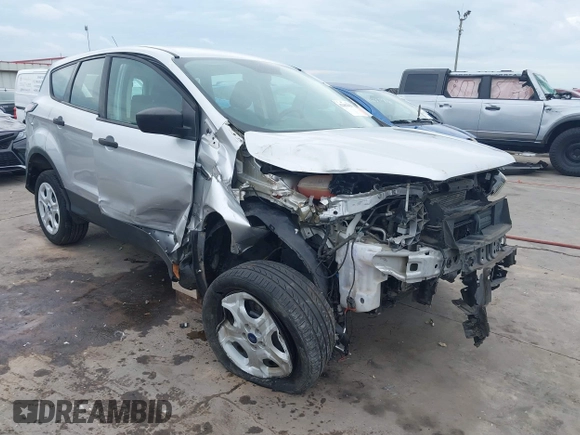2018 Ford Escape S with VIN 1FMCU0F75JUA54972, listed as a IAAI auction lot 42482629 with 90,458 mi miles and . Bid and sale history available at DreamBid. Image 1.
