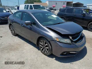 2015 Honda Civic EX-L with VIN 2HGFB2F9XFH518001, listed as a IAAI auction lot 42065254 with 110,202 mi miles and . Bid and sale history available at DreamBid. Image 1.