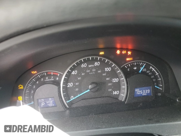 2015 Toyota Camry XLE with VIN 4T1BF1FKXFU031159, listed as a Copart auction lot 49007265 with 105,339 mi miles and Salvage Title. Bid and sale history available at carsss.com. Image 9.