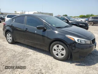 2018 Kia Forte LX with VIN 3KPFK4A76JE193982, listed as a Copart auction lot 51943795 with 87,750 mi miles and Salvage Title. Bid and sale history available at carsss.com. Image 4.