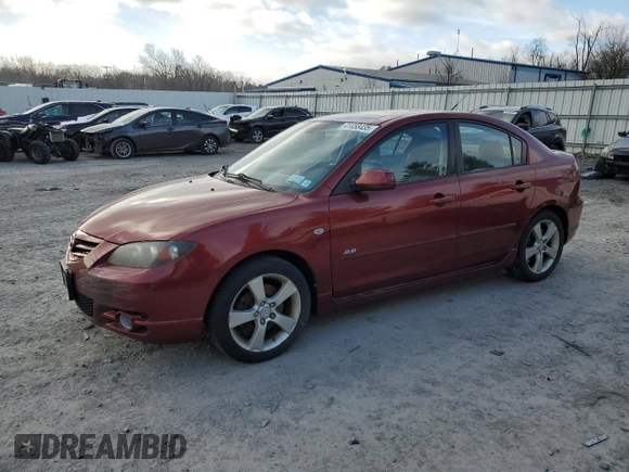 2006 Mazda 3 s with VIN JM1BK324861534368, listed as a Copart auction lot 41458435 with 147,841 mi miles and Salvage Title. Bid and sale history available at DreamBid. Image 1.