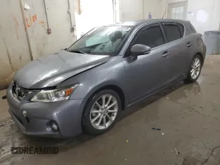 2012 Lexus CT 200h with VIN JTHKD5BH5C2078777, listed as a Copart auction lot 56070115 with 136,411 mi miles and Salvage title. Bid and sale history available at DreamBid. Image 1.