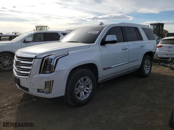 2016 Cadillac Escalade Platinum with VIN 1GYS4DKJ2GR372465, listed as a Copart auction lot 86811584 with 80,221 mi miles and Salvage Title. Bid and sale history available at carsss.com. Image 1.