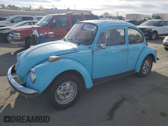 1973 Volkswagen Beetle with VIN 1332178415, listed as a Copart auction lot 41558625 with 16,505 mi miles and Salvage Title. Bid and sale history available at DreamBid. Image 1.