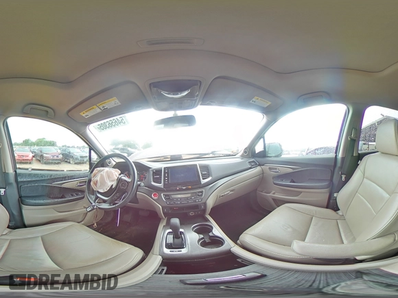 2017 Honda Pilot EX-L with VIN 5FNYF6H5XHB079081, listed as a Copart auction lot 54656305 with 197,010 mi miles and Salvage title. Bid and sale history available at DreamBid. Image 15.