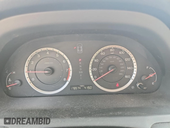 2011 Honda Accord LX with VIN 1HGCP2F31BA015028, listed as a Copart auction lot 63606975 with 178,574 mi miles and Salvage title. Bid and sale history available at DreamBid. Image 9.