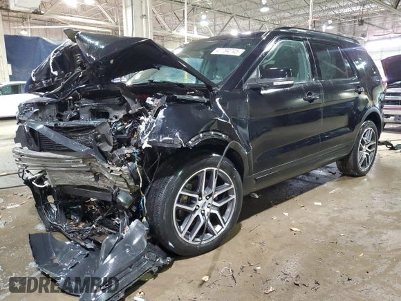 2018 Ford Explorer Sport with VIN 1FM5K8GT6JGC83913, listed as a Copart auction lot 47794745 with Not Provided miles and Non Repairable. Bid and sale history available at DreamBid. Image 1.