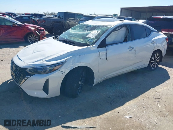 2024 Nissan Sentra SV with VIN 3N1AB8CV3RY280488, listed as a IAAI auction lot 41725874 with 16,810 mi miles and . Bid and sale history available at DreamBid. Image 2.