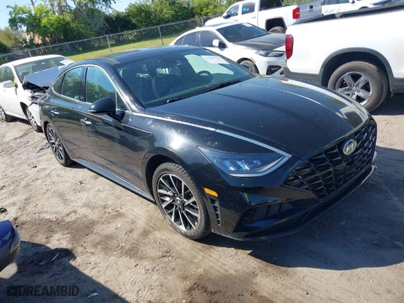 2020 Hyundai Sonata SEL Plus with VIN 5NPEJ4J23LH024522, listed as a IAAI auction lot 41780196 with 58,801 mi miles. Bid and sale history available at carsss.com. Image 1.