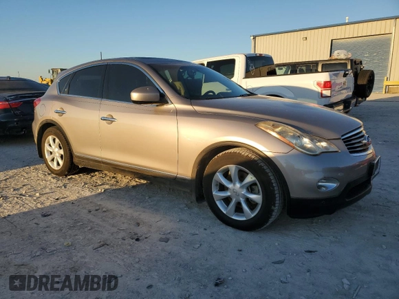 2010 Infiniti EX Journey with VIN JN1AJ0HP8AM700509, listed as a Copart auction lot 73386444 with 112,356 mi miles and Clean Title. Bid and sale history available at DreamBid. Image 4.