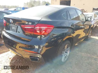 2017 BMW X6 xDrive50i with VIN 5UXKU6C54H0S99557, listed as a IAAI auction lot 41484943 with 1 mi miles. Bid and sale history available at carsss.com. Image 4.