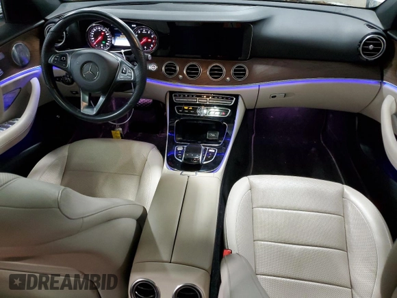 2017 Mercedes-Benz E-Class E 400 Luxury with VIN WDDZH6GB3HA141604, listed as a Copart auction lot 45021124 with 43,756 mi miles. Bid and sale history available at carsss.com. Image 8.