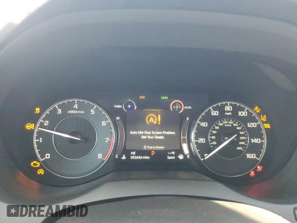 2021 Acura RDX Technology with VIN 5J8TC1H5XML023706, listed as a Copart auction lot 53155535 with 52,636 mi miles and Salvage title. Bid and sale history available at DreamBid. Image 9.
