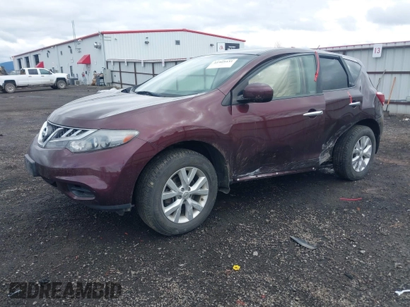 2014 Nissan Murano SL with VIN JN8AZ1MU4EW401508, listed as a IAAI auction lot 41969431 with 109,006 mi miles and . Bid and sale history available at carsss.com. Image 2.