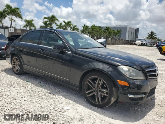 2012 Mercedes-Benz C 300 Sport with VIN WDDGF8BB7CR200079, listed as a Copart auction lot 61307535 with 131,500 mi miles and Clean title. Bid and sale history available at DreamBid. Image 4.