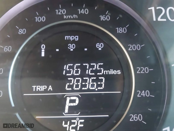 2015 Honda Accord Sedan LX with VIN 1HGCR2F30FA023329, listed as a IAAI auction lot 41802641 with 156,725 mi miles. Bid and sale history available at carsss.com. Image 16.
