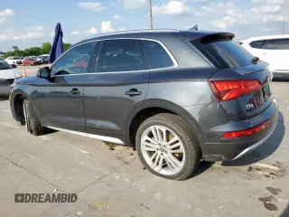 2019 Audi Q5 Premium Plus with VIN WA1BNAFY7K2052658, listed as a Copart auction lot 54954325 with 19,591 mi miles and Salvage title. Bid and sale history available at DreamBid. Image 2.