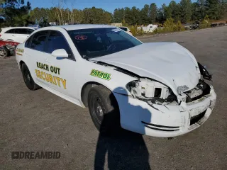 2012 Chevrolet Impala Police Police with VIN 2G1WD5E39C1325391, listed as a Copart auction lot 88652345 with 0 mi miles and Salvage Title. Bid and sale history available at carsss.com. Image 4.