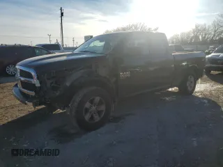 2019 Ram 1500 Classic Express with VIN 1C6RR6FT1KS723940, listed as a Copart auction lot 44444275 with 100,106 mi miles and Salvage Title. Bid and sale history available at carsss.com. Image 1.