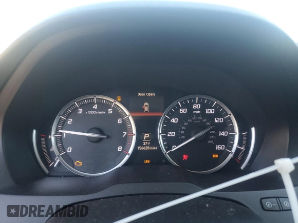 2015 Acura MDX Tech Pkg with VIN 5FRYD3H4XFB013234, listed as a Copart auction lot 46195785 with 156,628 mi miles and Salvage Title. Bid and sale history available at carsss.com. Image 9.