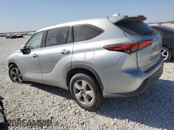 2021 Toyota Highlander L with VIN 5TDZZRAH2MS515896, listed as a Copart auction lot 49450015 with 57,639 mi miles and Salvage title. Bid and sale history available at DreamBid. Image 2.